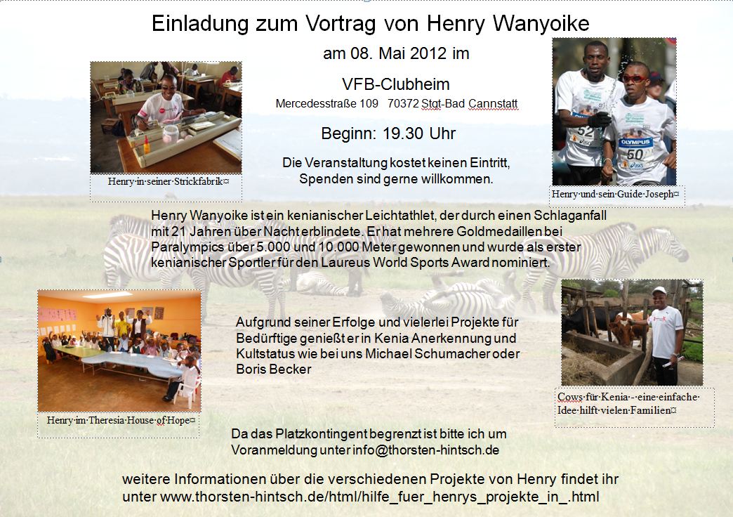 Einladung Henry